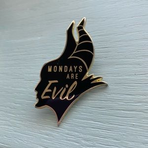 Monday’s are evil disney pin